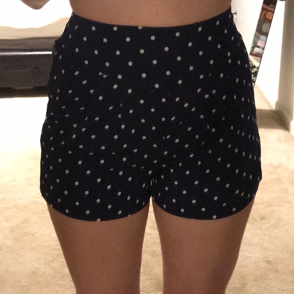 polka dot shorts
